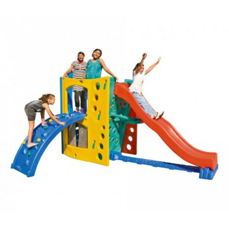 Playground de Plástico Modular Infantil Advance Mundo Azul Brinquedos