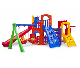 Playground Multiplay Petit + Play House + Kit Fly Duplo