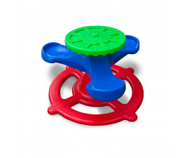 Gira Gira de Plástico Infantil Freso Brinquedos com 3 lugares